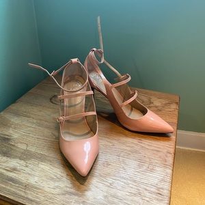 Banana Republic Pink Strappy Stilettos